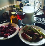 Strawberry Rhubarb Smoothie